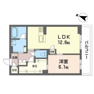 リュミエール【3階】の間取り