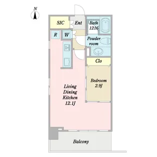 プレミアステージ湯島【7階】の間取り