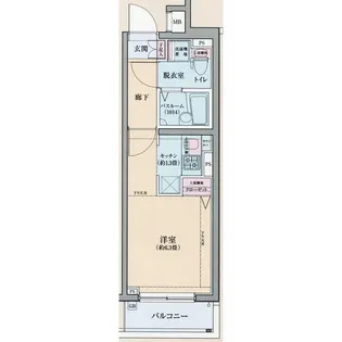 ロアール西馬込【2階】の間取り