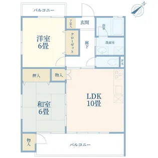 メゾン きらら【1階】の間取り