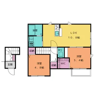 釜台ヒルトップ【2階】の間取り