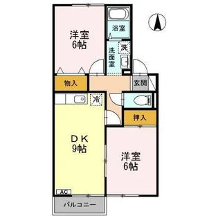 SejourキャラII【2階】の間取り