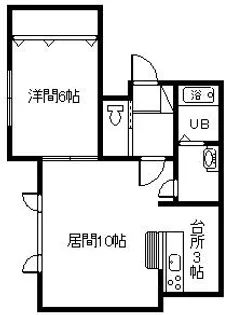 Withcourt 1条通 1st【1階】の間取り