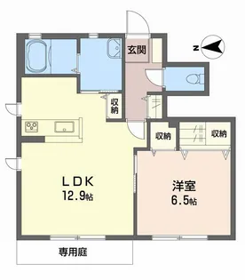 ドルフィンハウス【1階】の間取り