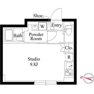アバンティア中野新橋【3階】の間取り