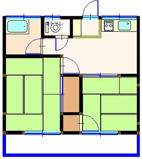 内海ビル【2階】の間取り