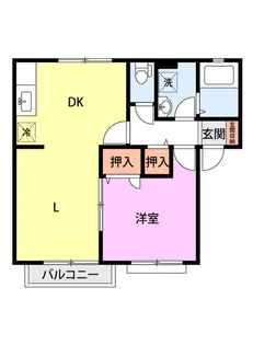 エスポワール【1階】の間取り