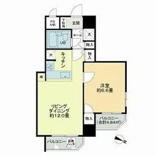 グローリア初穂千駄木・ヴェルデ千駄木【8階】の間取り