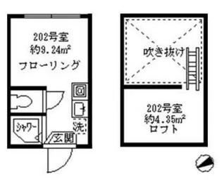 ソフィアシャングリラ【2階】の間取り