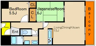 三宝マンション【4階】の間取り