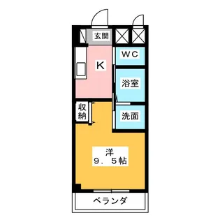 ラ・プラース古出来【1階】の間取り