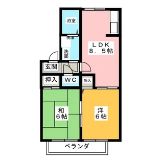 カーサISHIDA【2階】の間取り