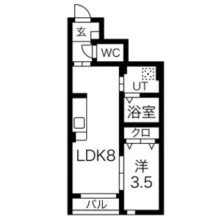 O’s court(オーズコート)【1階】の間取り