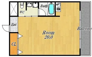 アマントリビエールSHIGINO【5階】の間取り