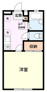 バンベール【1階】の間取り