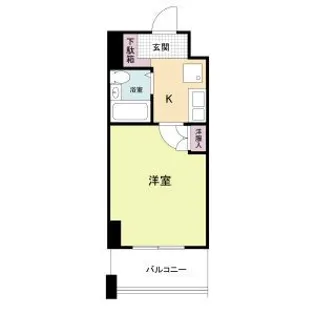 ジョイフル紫野【4階】の間取り