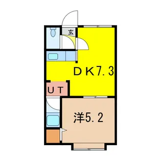 シャルム豊岡【1階】の間取り