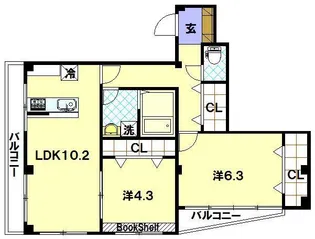 Vista高尾【2階】の間取り