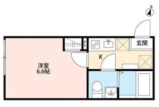 Crecia梅田【1階】の間取り