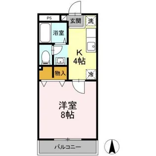 ライフ西市【3階】の間取り
