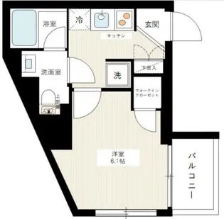 ハーモニーレジデンス品川荏原【6階】の間取り