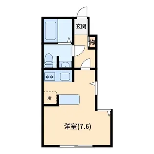 セントガーデンズ A棟【1階】の間取り