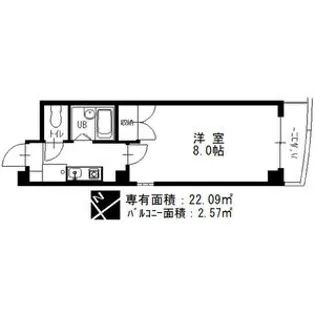 シャトー村瀬・千代田【3階】の間取り