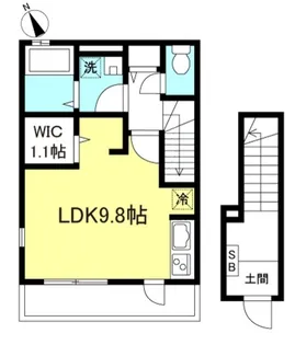 ヒルハイム峰岡【2階】の間取り