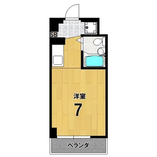 ウエストヴィラージュII【2階】の間取り
