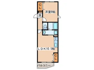 マノワール【1階】の間取り