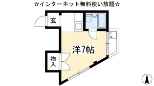 ハイツいちはら【2階】の間取り