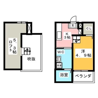 sofitel西田町【1階】の間取り