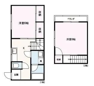 サンハイツ藤の間取り