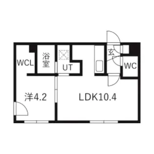 Bell Court発寒南(ベルコート発寒南)【3階】の間取り