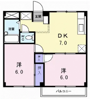 シティハイツ立石【1階】の間取り