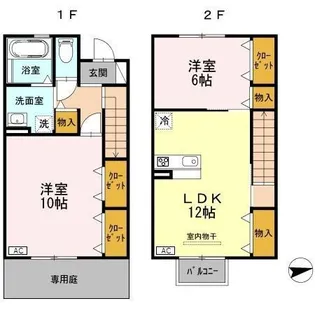 GARDEN HOUSE SHIMOAKAEの間取り
