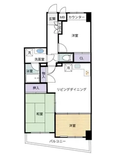 ライオンズマンション上星川第2【5階】の間取り