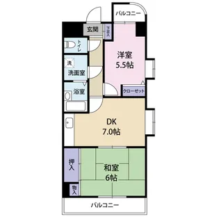 常盤壱番館【1階】の間取り