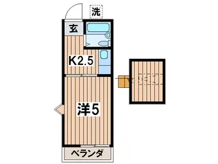 プチメゾン相模台【2階】の間取り