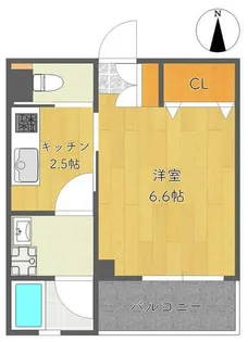 グリーンサイドYM【3階】の間取り