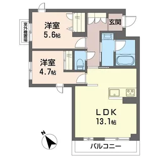 ソノルム【2階】の間取り