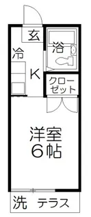 コーポ園【1階】の間取り