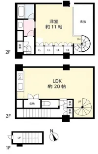 FLEG西麻布VIERGEの間取り