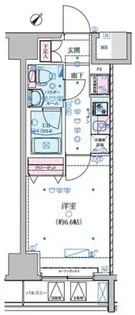 GENOVIA横浜関内IIskygarden【10階】の間取り