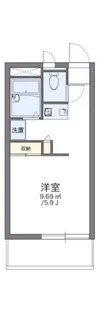 レオパレスヴィーブル【3階】の間取り