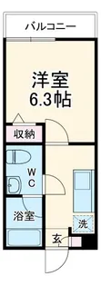 クレドメゾン元住吉【1階】の間取り