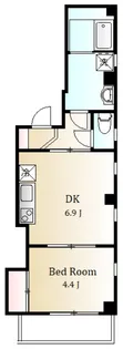 ロイヤル東日暮里1【5階】の間取り