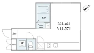 the trias senzoku【3階】の間取り