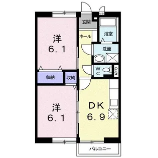 エルタウン【2階】の間取り