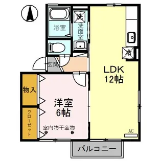 シャローム B【2階】の間取り